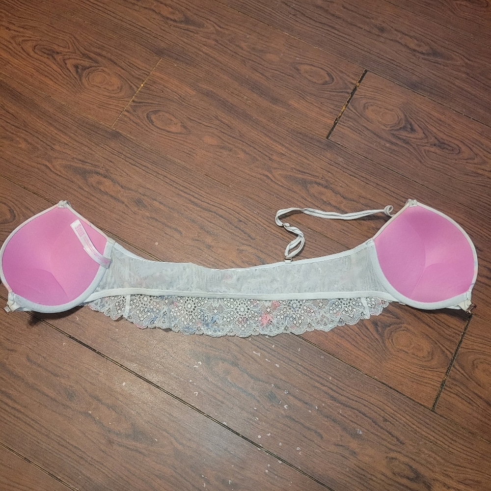 Floral Lace Trim Bra Victoria Secrect - Picture 4 of 4